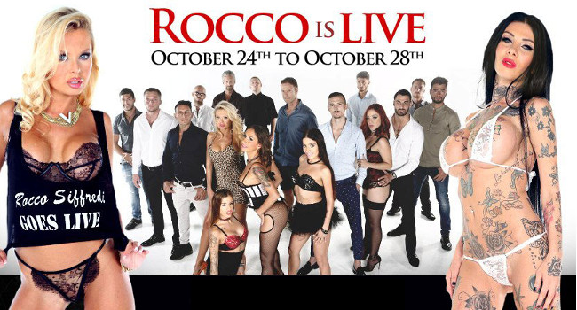 Beginning Oct. 24, Rocco Siffredi and a bevy of hand-selected performers will appear live on Streamate.